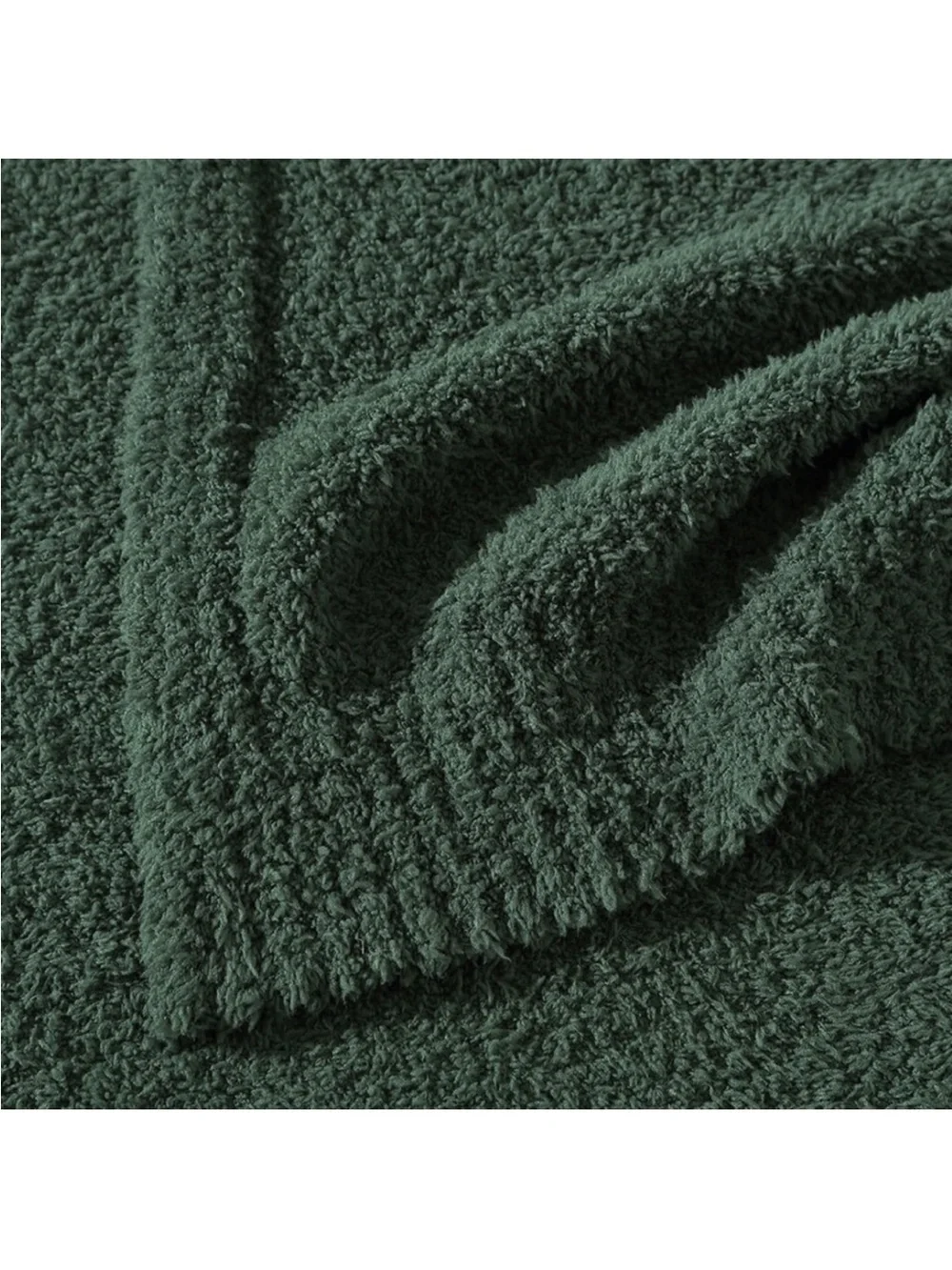 Better Homes & Gardens Cozy Knit Throw, Emerald, 50